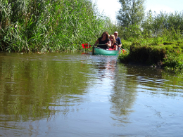 Kano-varen in de natuur
